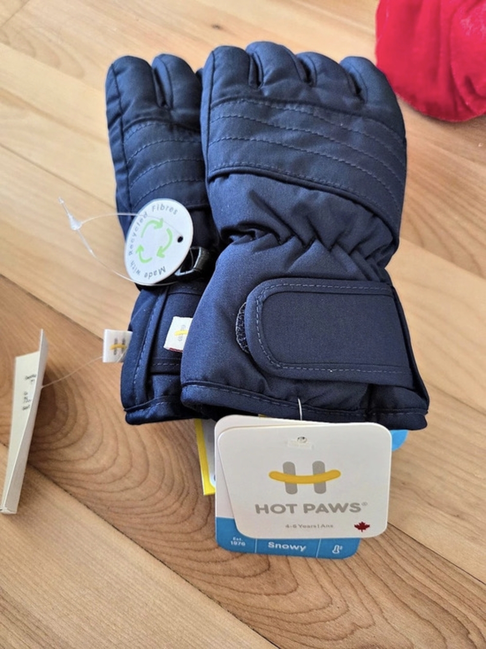 Hot Paws Snowy Blue Kids Snow Mittens